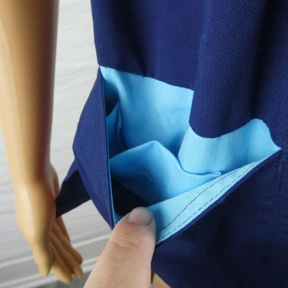 Grey's Anatomy Barco Active 3 Pocket Color Block Scrubs Scrub Top Shirt V Neck S - Picture 6 of 9